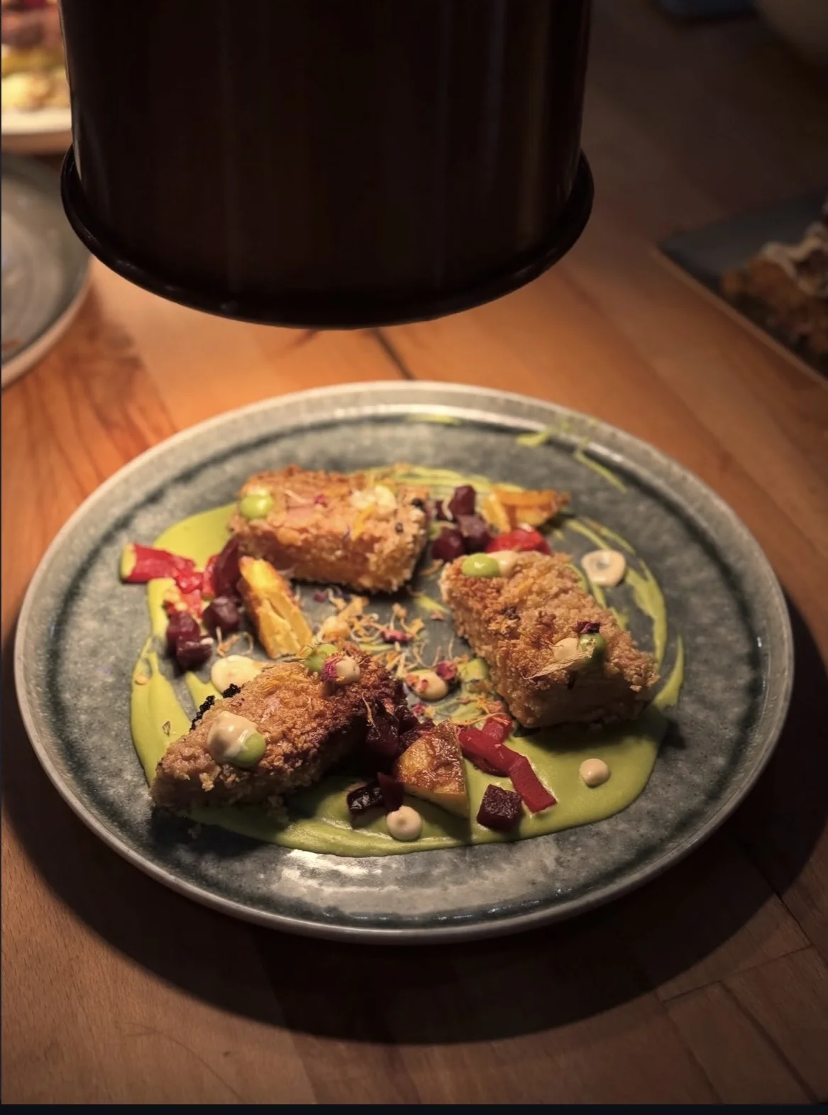 Plat de thon, restaurant La Grange